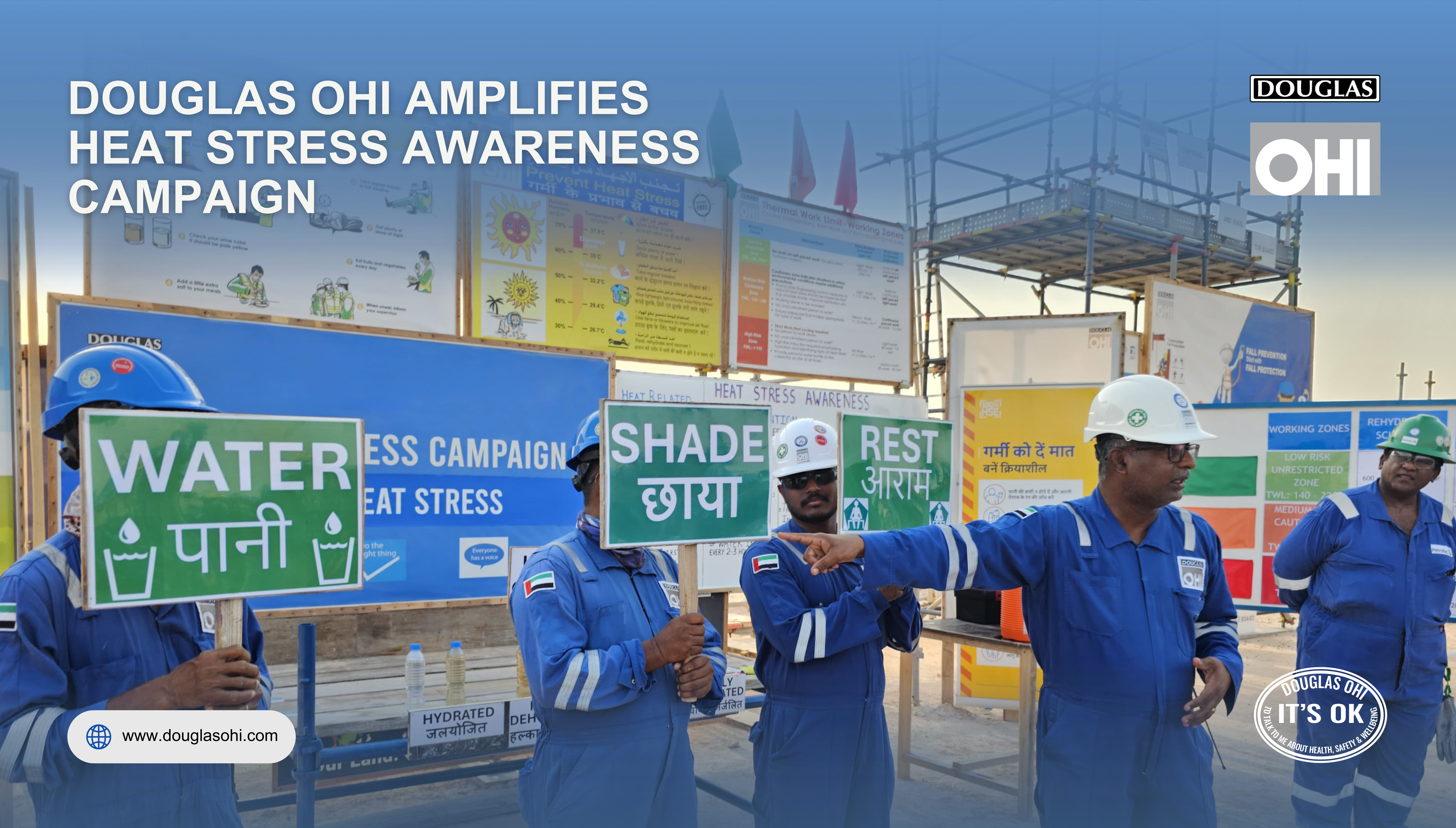 Douglas OHI, Abu Dhabi | Heat Stress Awareness Campaign